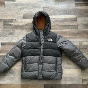 The North Face Kids' Black and Gray Puffer Jacket